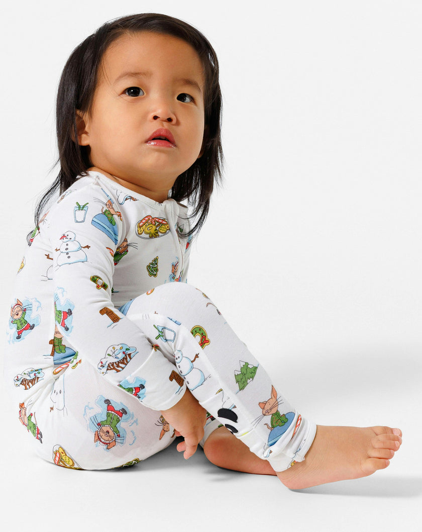 If You Give A Mouse A Cookie Christmas Bamboo Convertible Footie