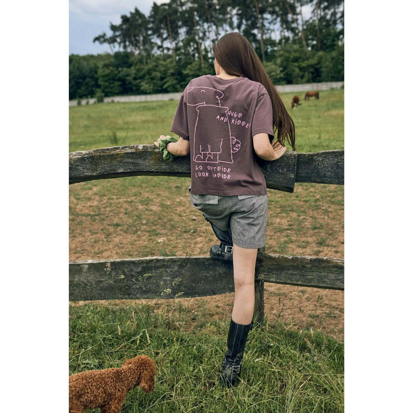 women's t-shirt – edgy dog
