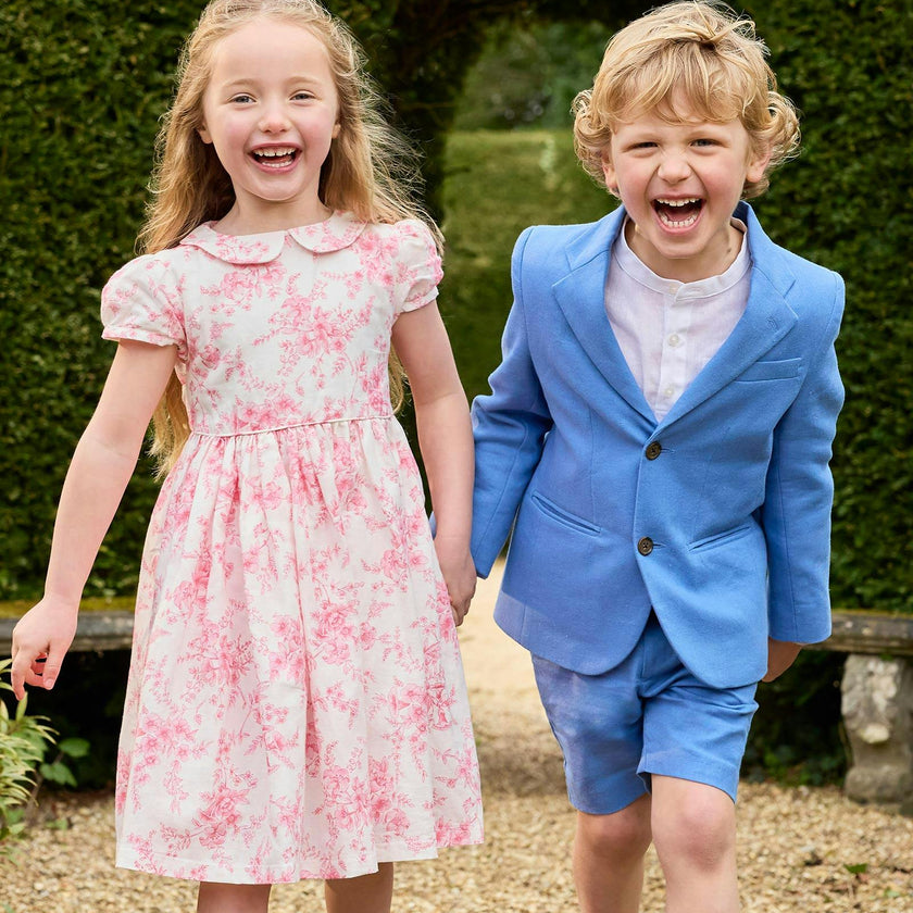 Kate Floral Linen Dress