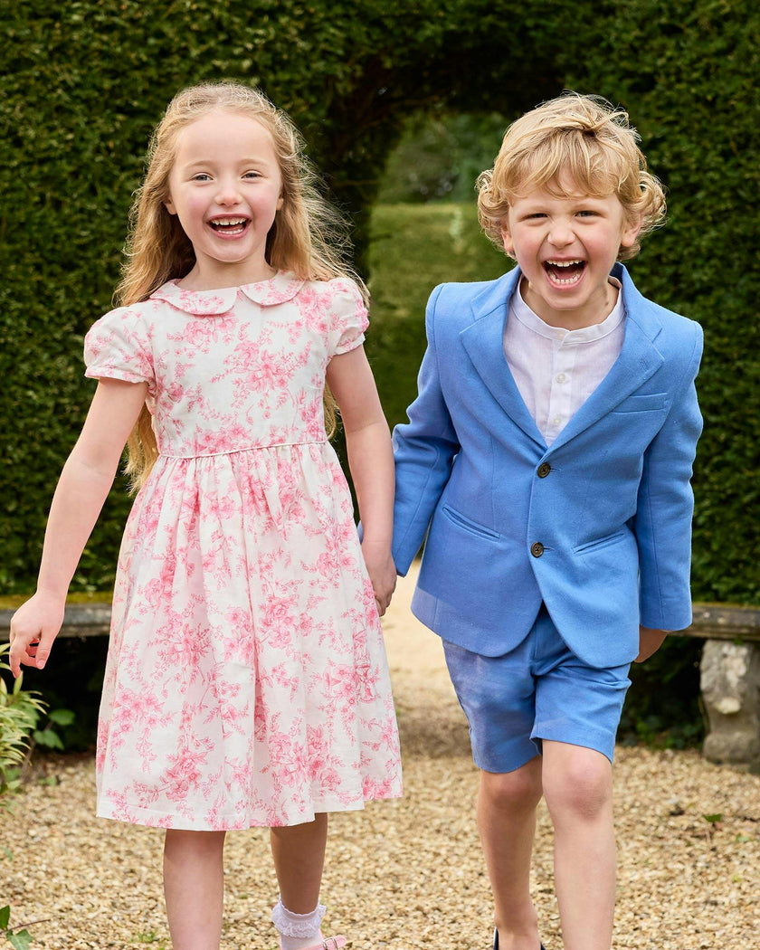 Kate Floral Linen Dress