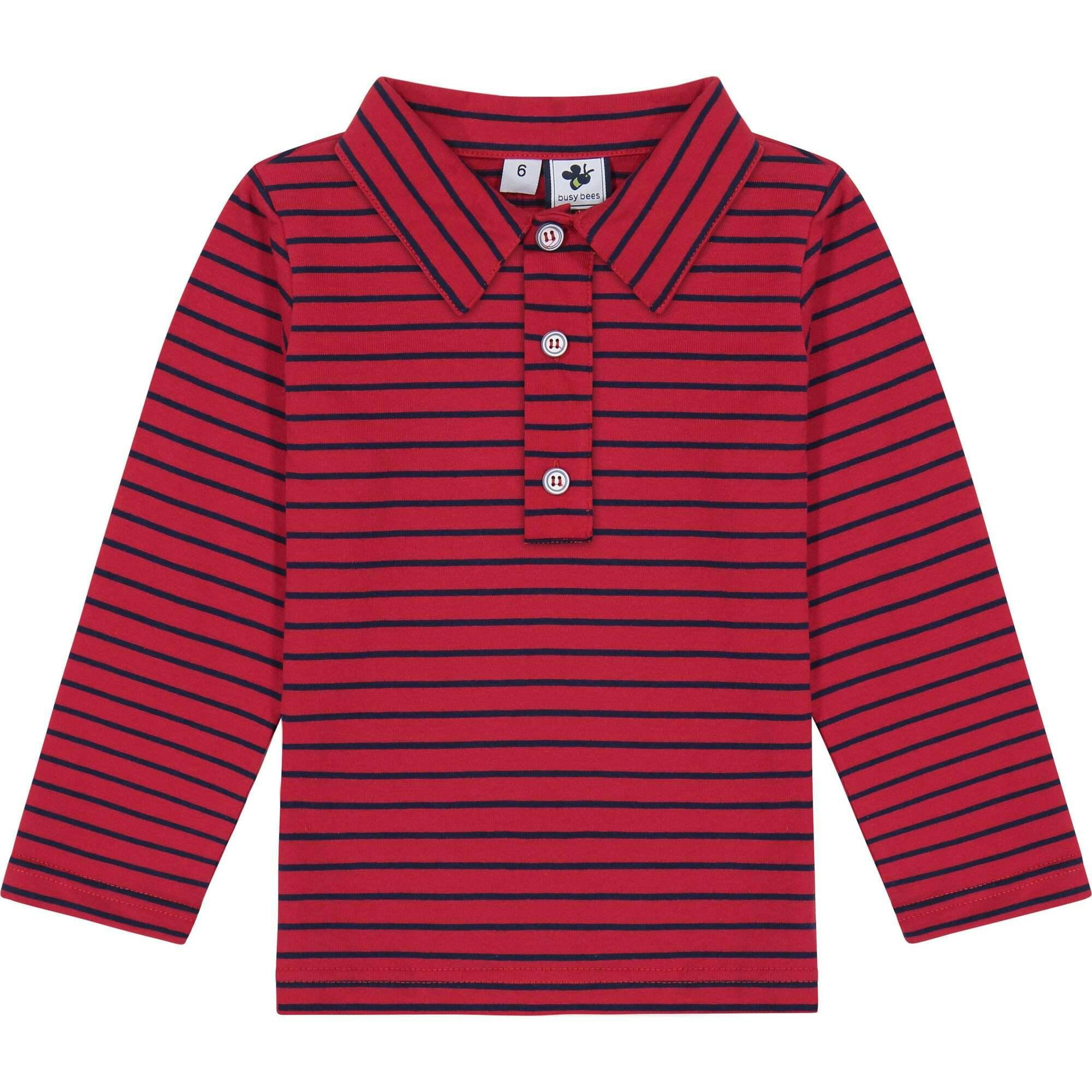 Busy Bees Polo, Red