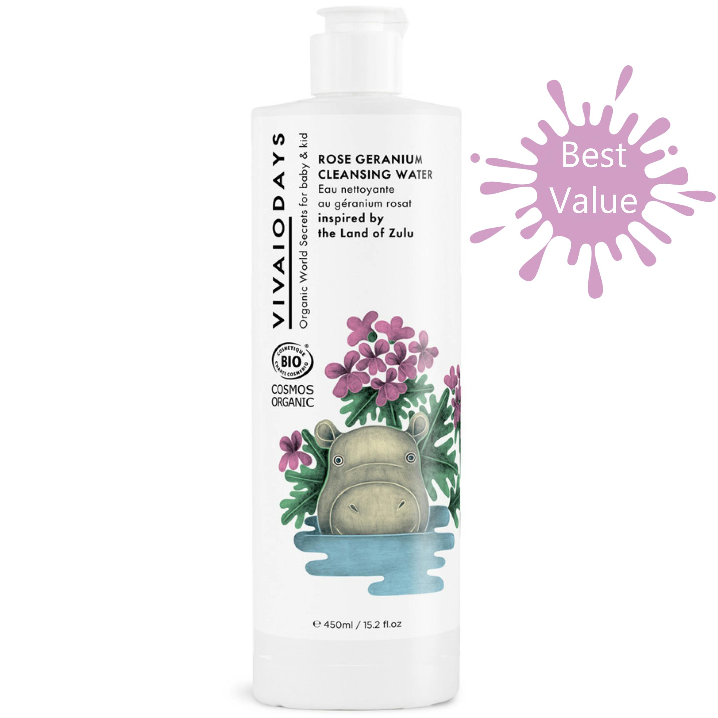 Rose Geranium Cleansing Water 15.2 fl.oz. / 450ml