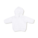 Chenille - White Hooded Jacket