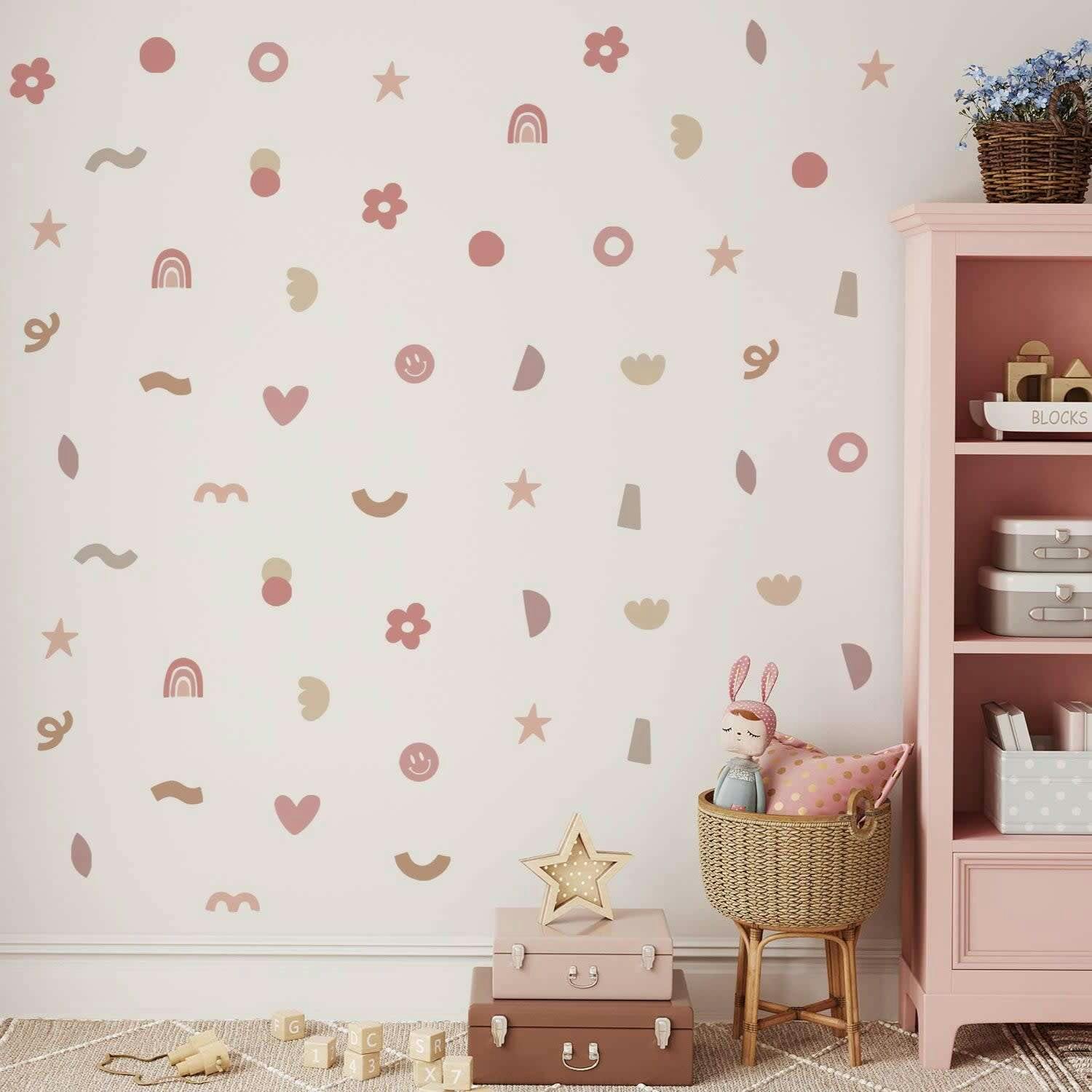 Peel & Stick Fabric Wall Stickers