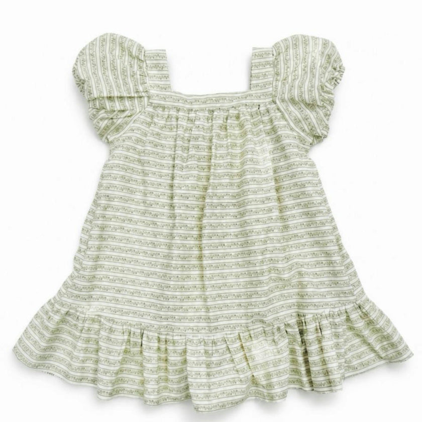 The Weekend Dress | Blush Vine Stripe