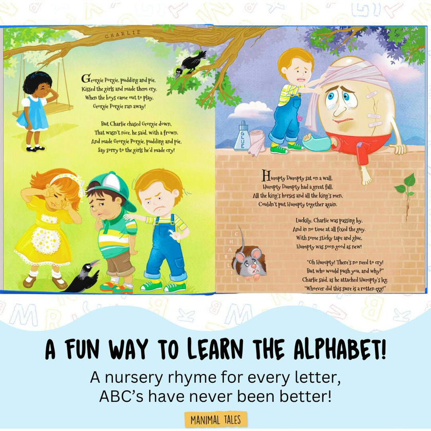 My Nursery Rhyme Adventures! - Nursery Rhymes from A-Z (Personalized Nursery Rhyme Book)