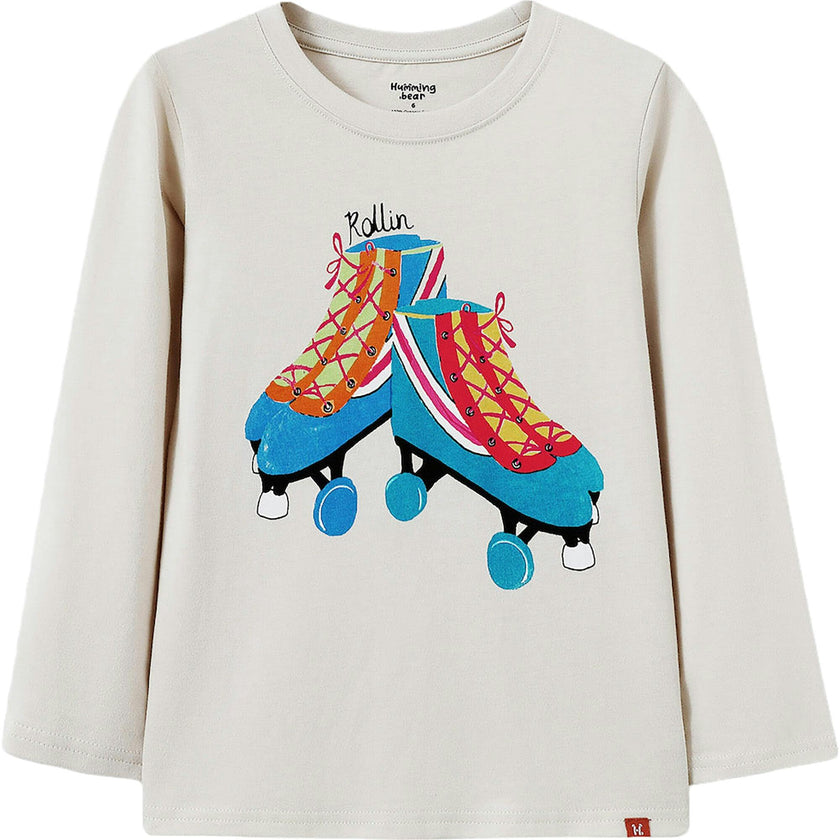 Retro Roller Skates Long Sleeve Tee