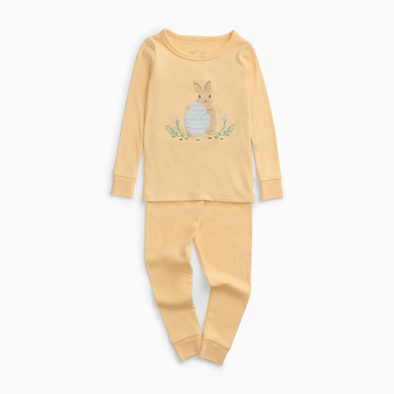 Bunny Ribbed Pajama Set