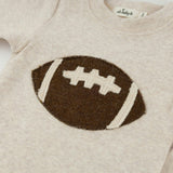 Chocolate Football Baby Rib 2pc Set
