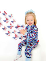 Liberty Wings Ruffle Snoozer