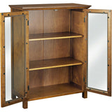 Avery Wooden 2 Door Floor Cabinet with Storage