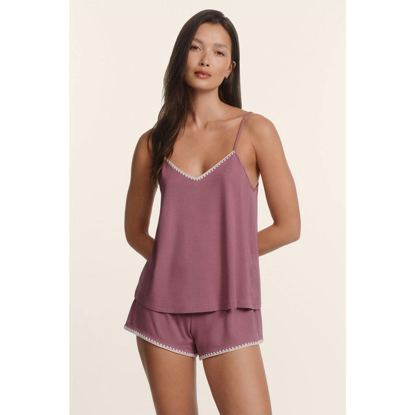 Frida TENCEL™ Cami & Short PJ Set, Purple