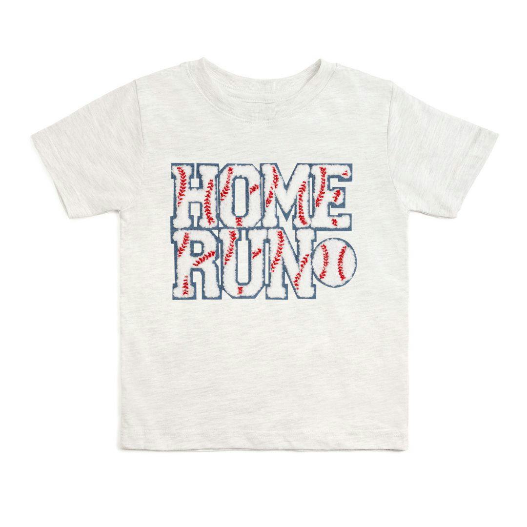Home Run Patch Short Sleeve T-Shirt - Ash