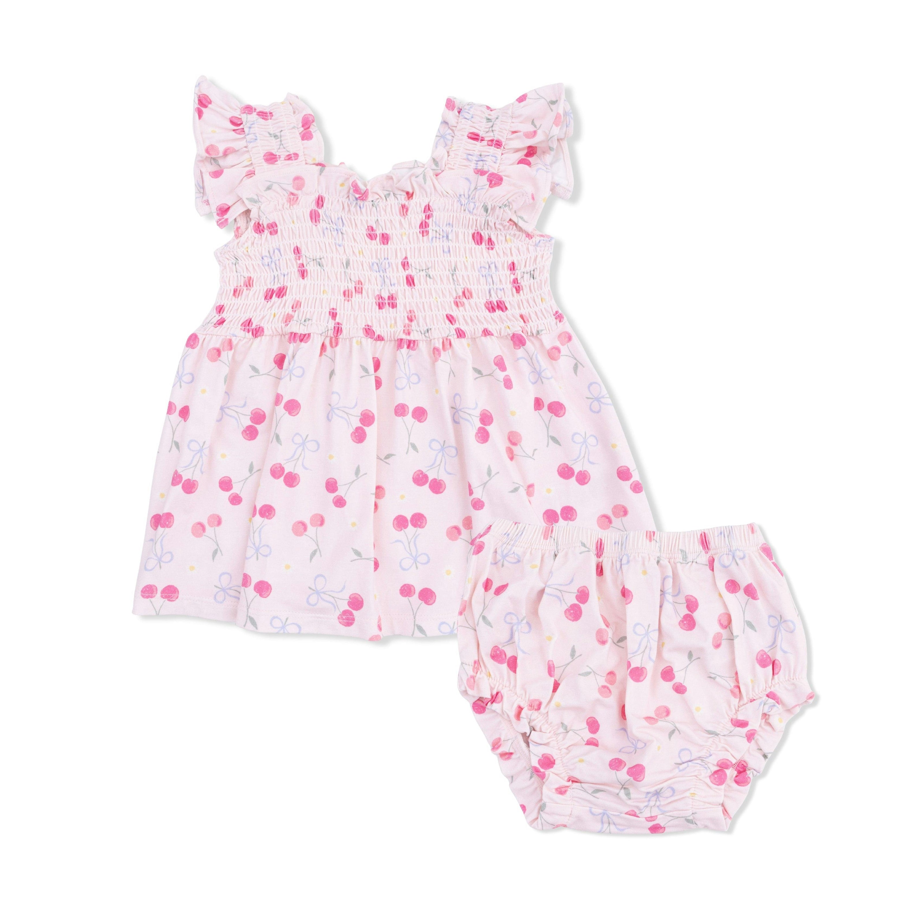 Sweet Bow Cherries - Baby Doll Tunic and Bloomer Set