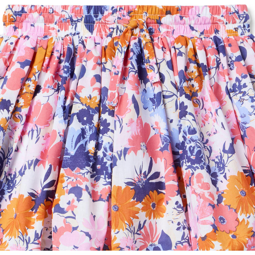 Floral Pleated Skort