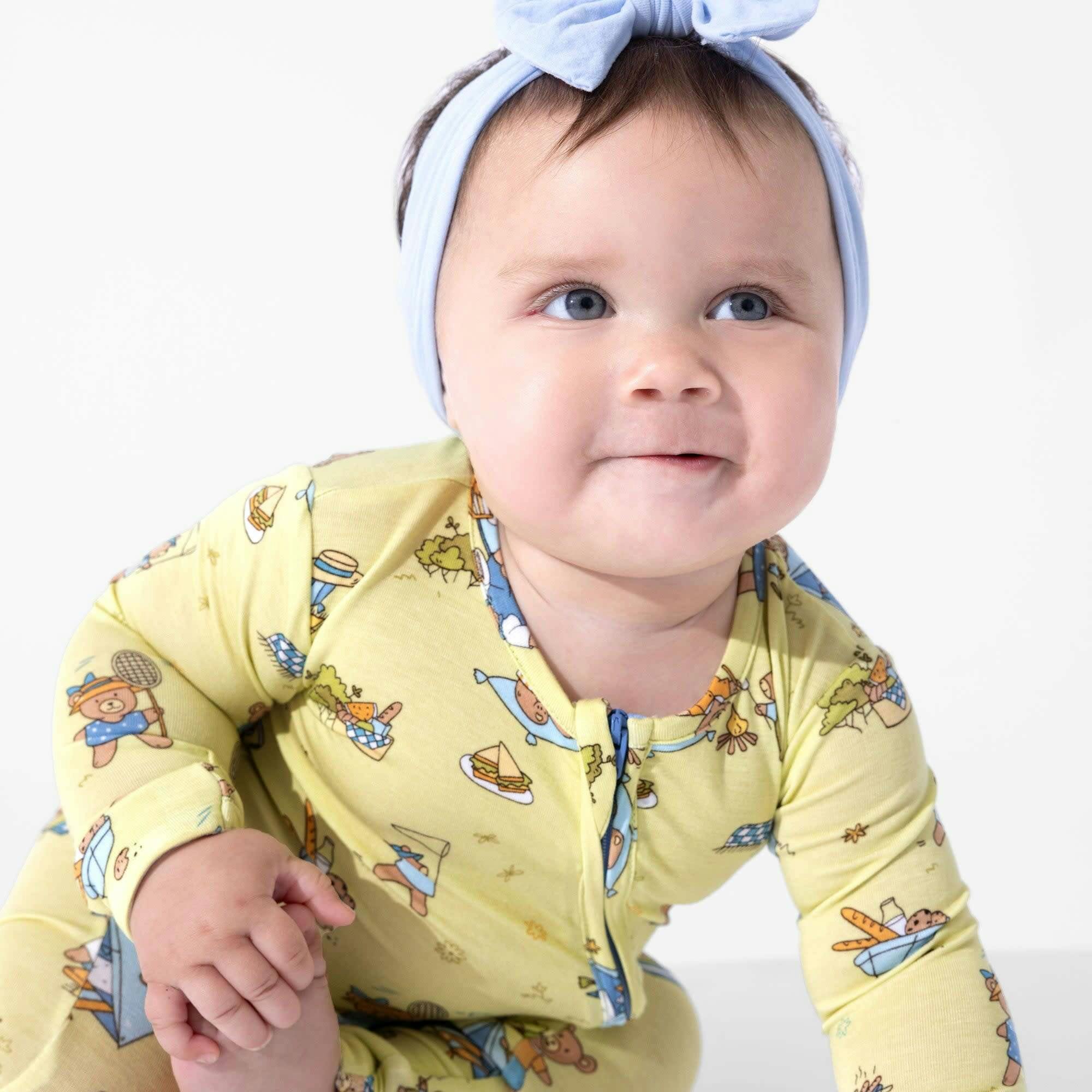 Teddy Picnic Bamboo Convertible Footie