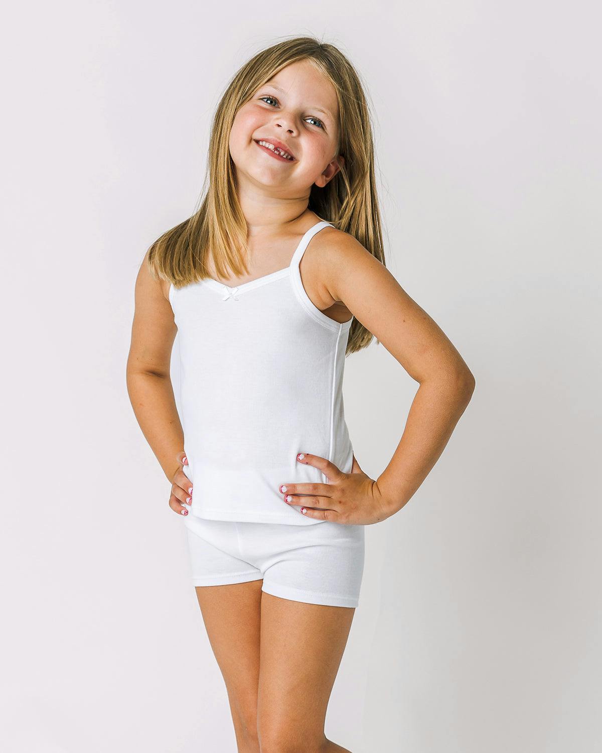 The Organic Cami and Short Set [White]