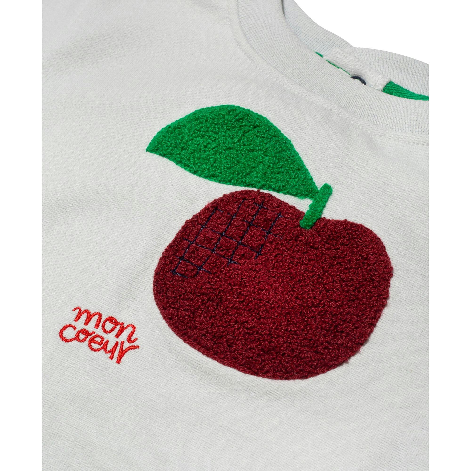 Recycled Cotton Apple Baby Sweatshirt
