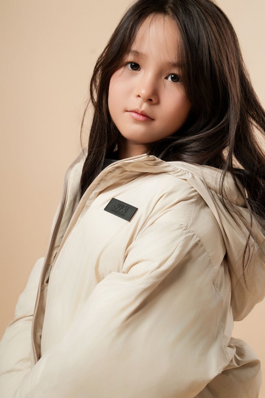 Cropped Lightweight Reversible Puffer