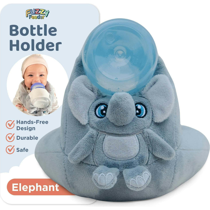 Baby Bottle Pillow Holder For Parents - Elephant
