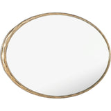 Jebediah Oval Metal Mirror