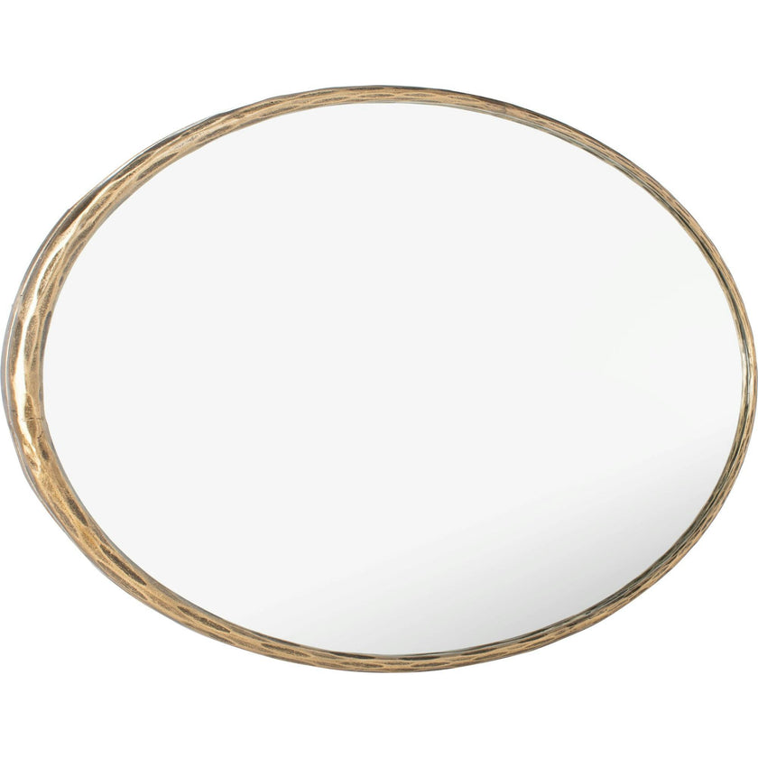 Jebediah Oval Metal Mirror