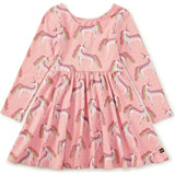 Printed Ballet Dress, Pink