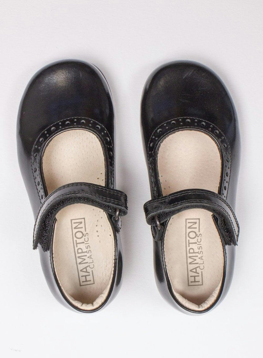 Hampton Classics Katherine School Shoes in Black