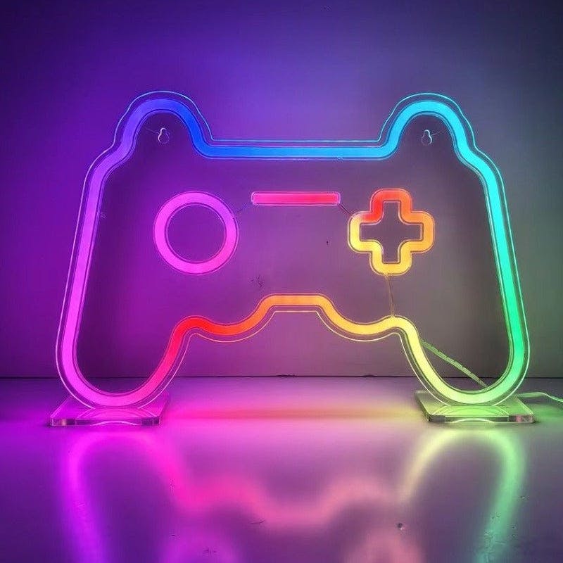 RGB Color Changing Neon Sign-Gamer
