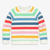 Kids sweatshirt in candy stripe