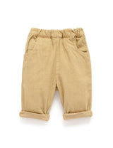Lined Corduroy Pants Mushroom