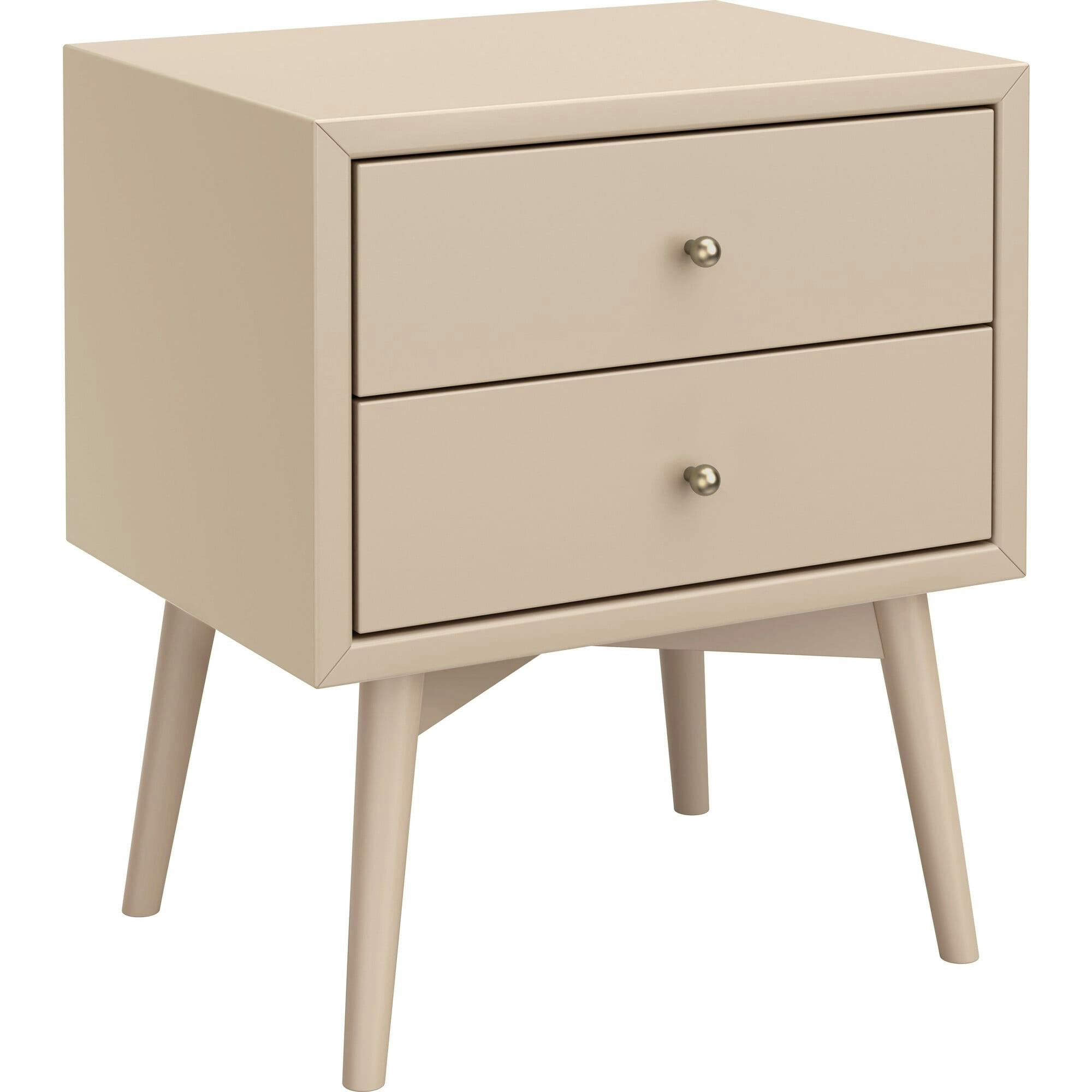 Palma Assembled Nightstand in Taupe