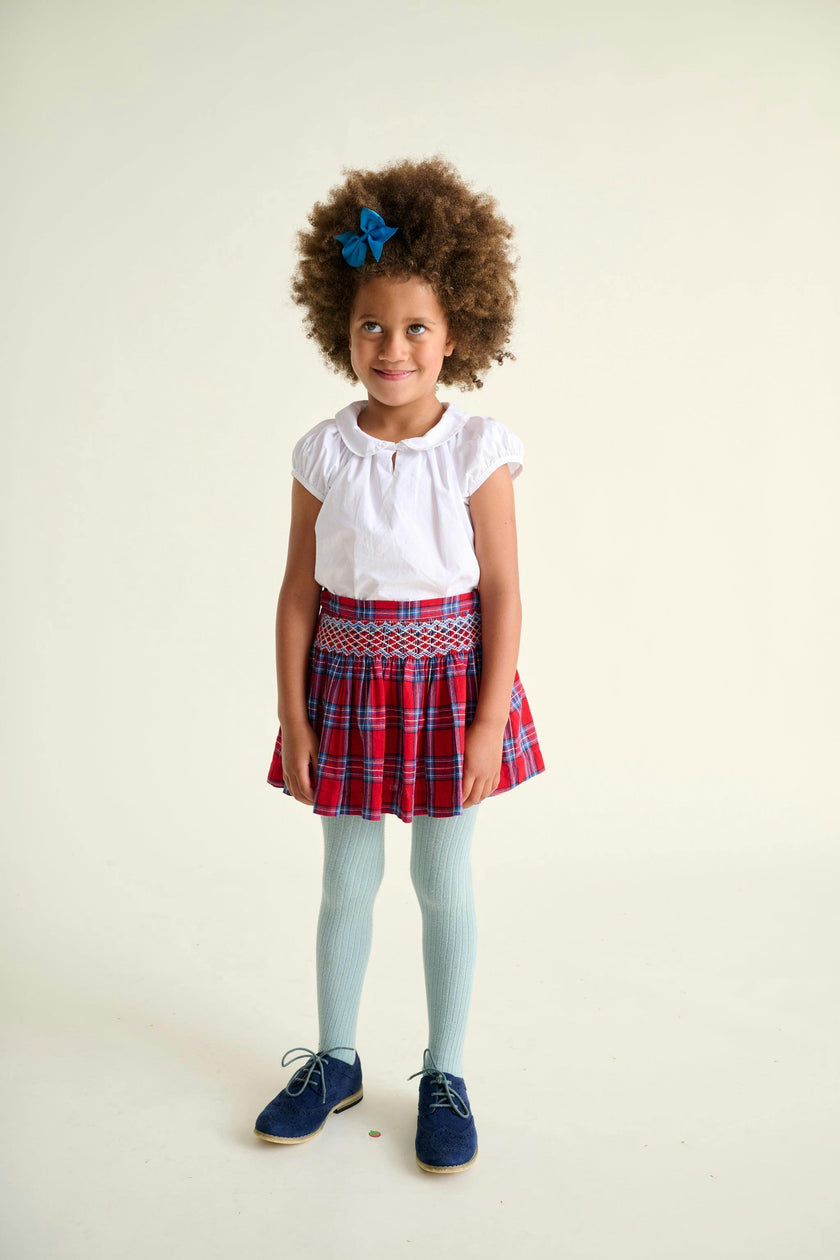 Smocked Girls Skirt Lilla