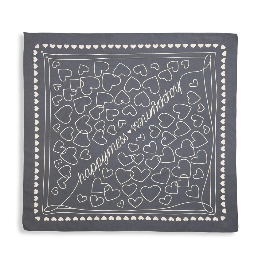 bandana - stone hearts