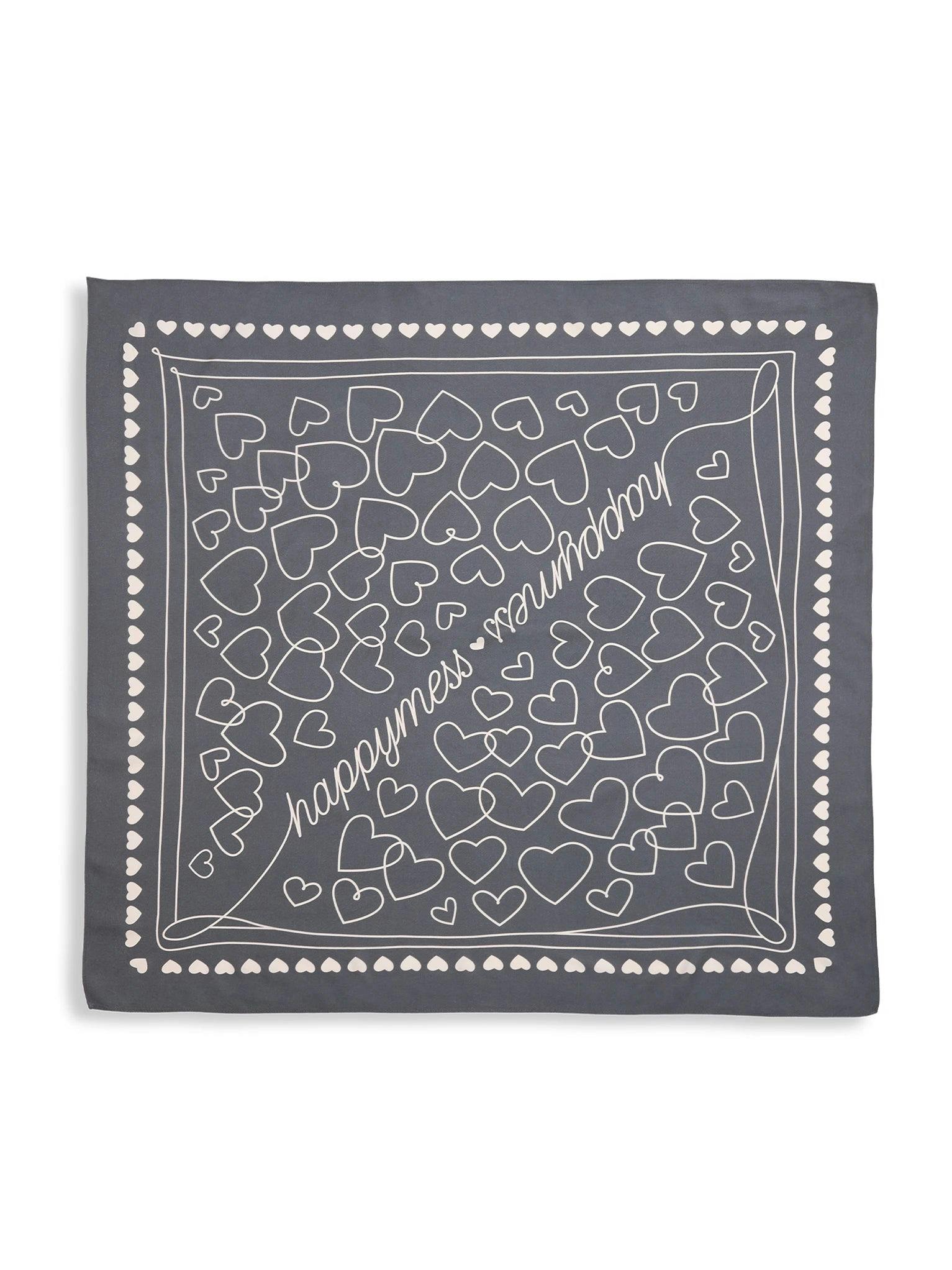 bandana - stone hearts