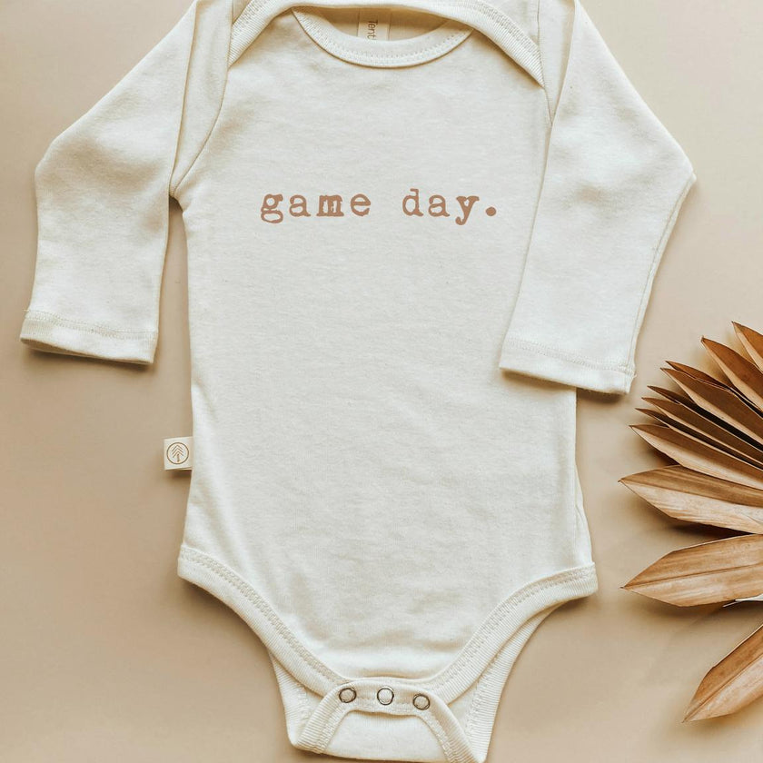 Game Day Organic Bodysuit Long Sleeve