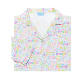 Charleston Women’s Button Front Long Pajama Set