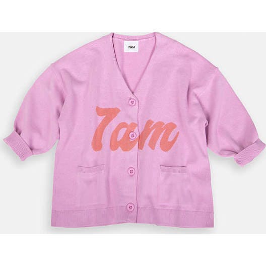 Baby Girls My Boxy Cotton V-Neck Cardigan