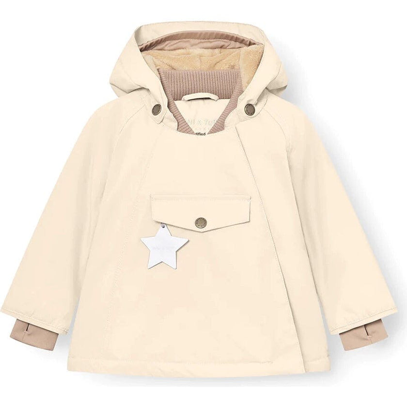 MINI A TURE MATWANG Fleece Lined Winter Jacket - Angora Cream