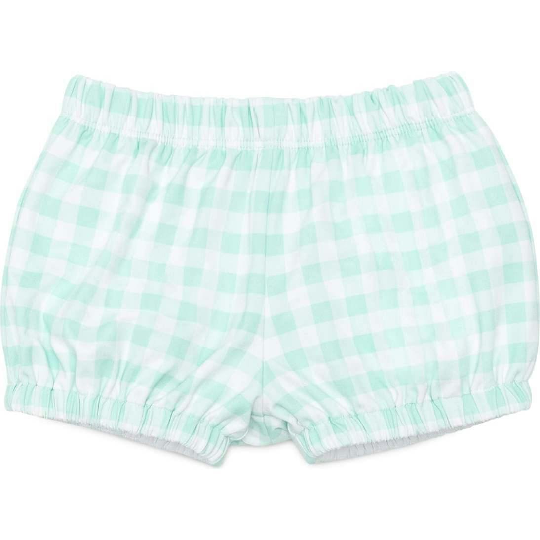 Swim Shorties in Harbour Breeze Gingham