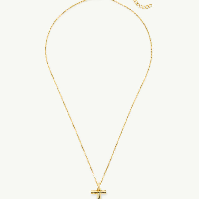 Monogram Necklace in Gold
