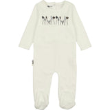 Boys Winter Garden Embroidered Long Sleeve Long Sleeve Footie