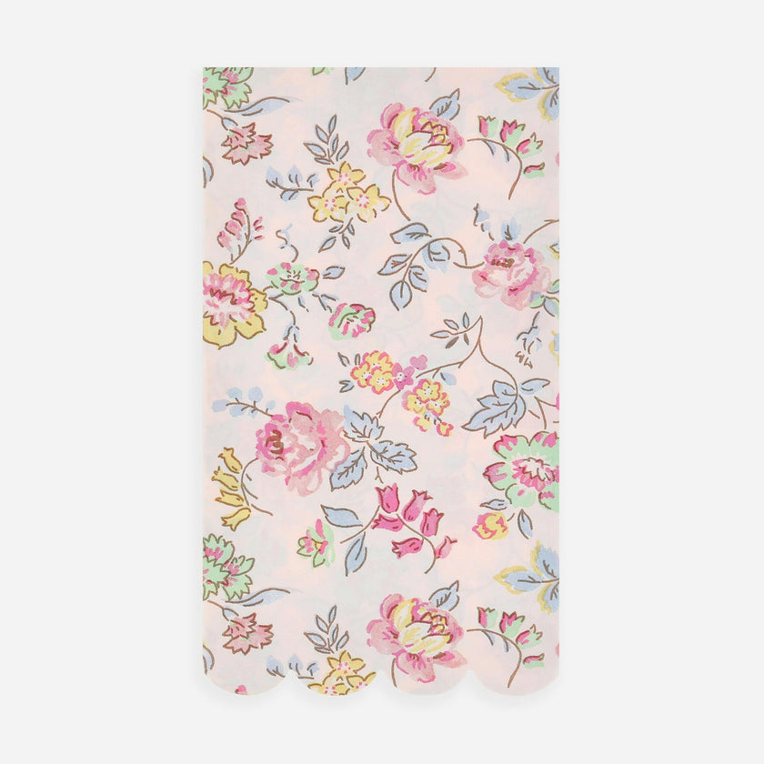 Pink Chintz Guest Towels