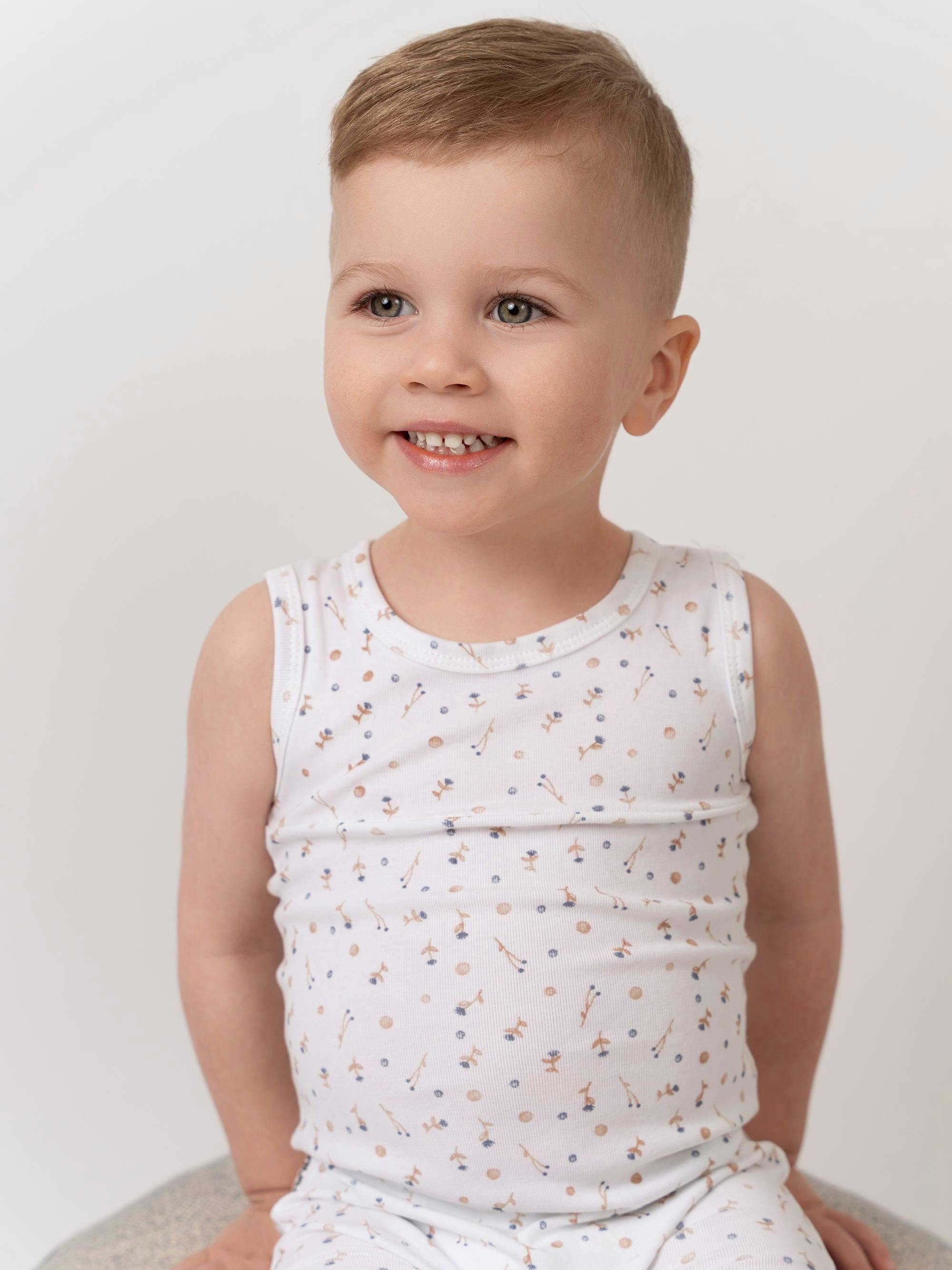 Berry Floral Footie