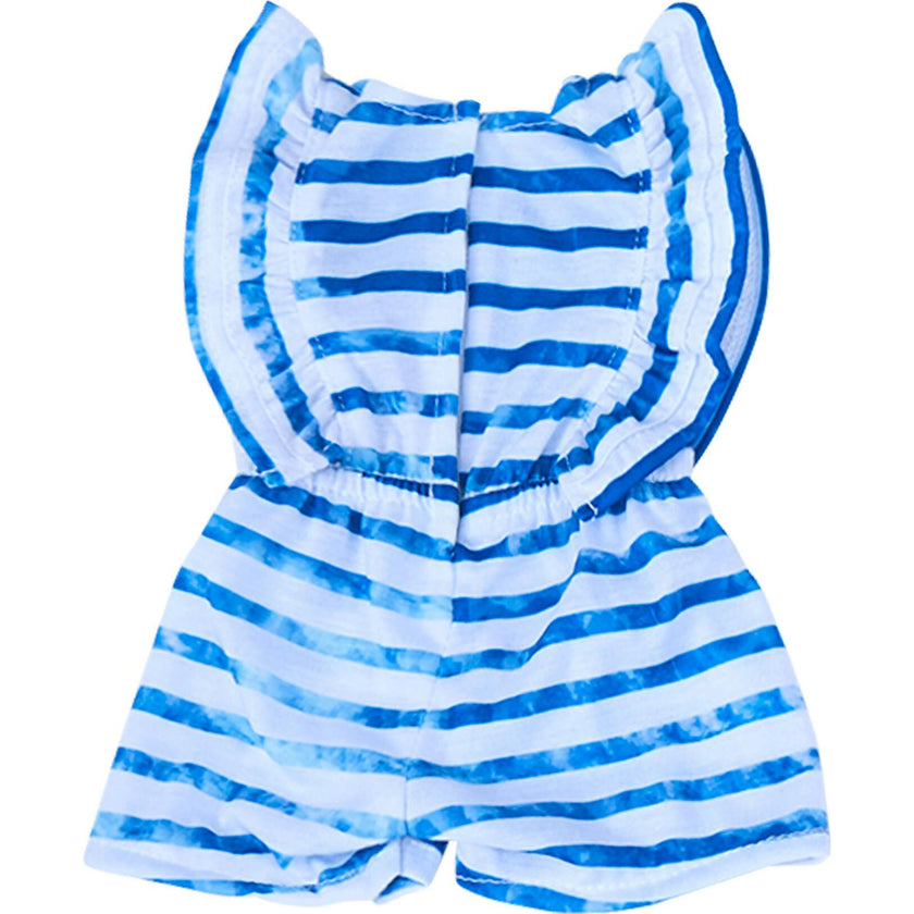 Sophia's by Teamson Kids - 18'' Doll - Stripe Romper & Thong Flip Flop