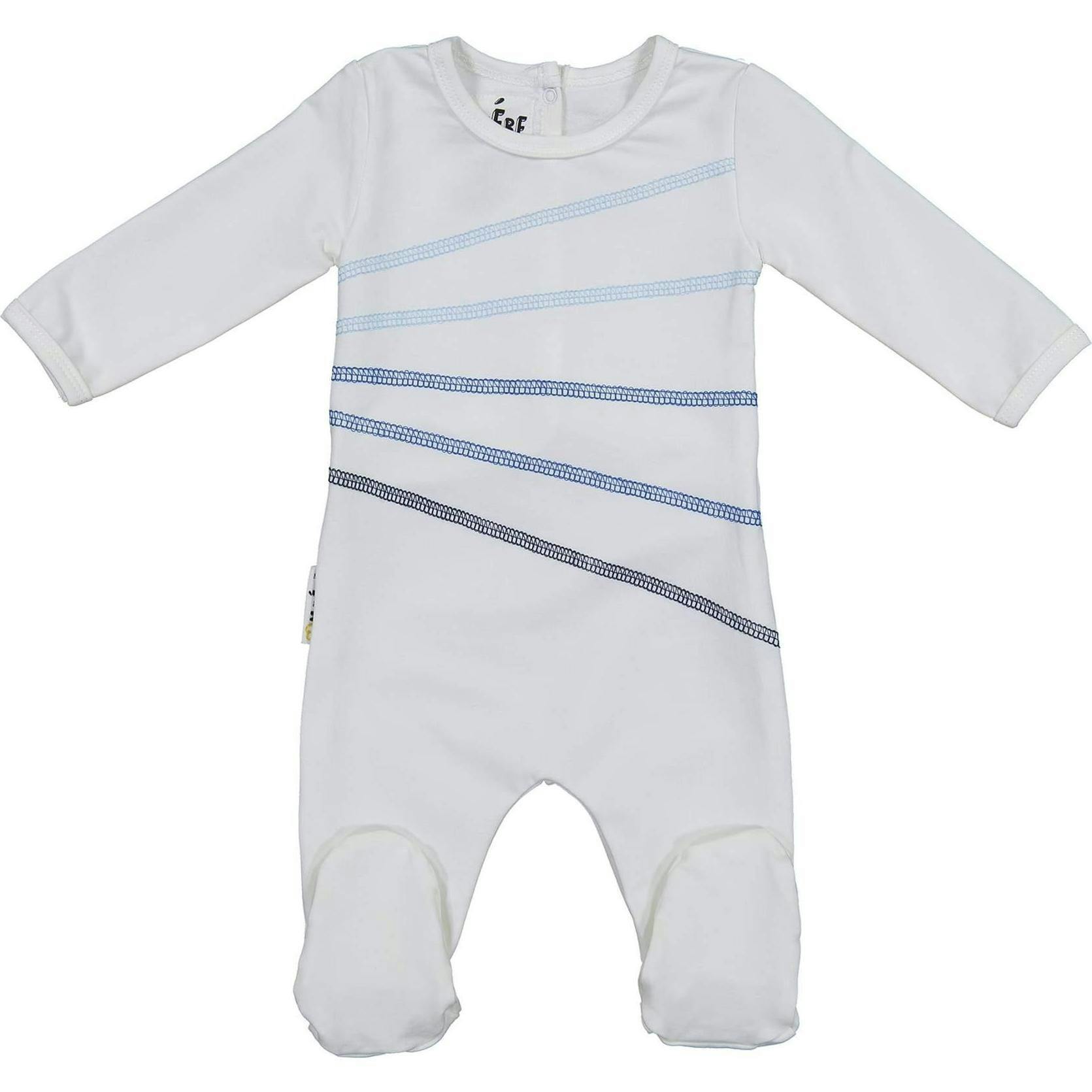 Colored Overlock Footie