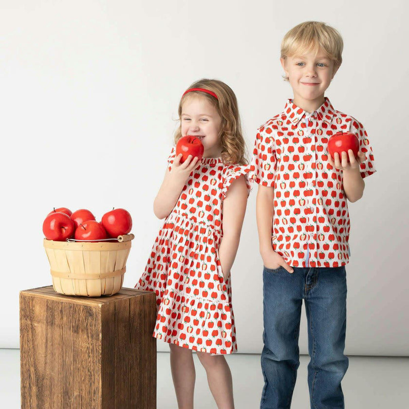 Red Delicious Shirt in Short Sleeves