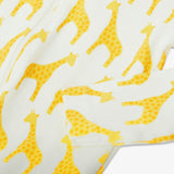 Baby organic animal friends zip footie