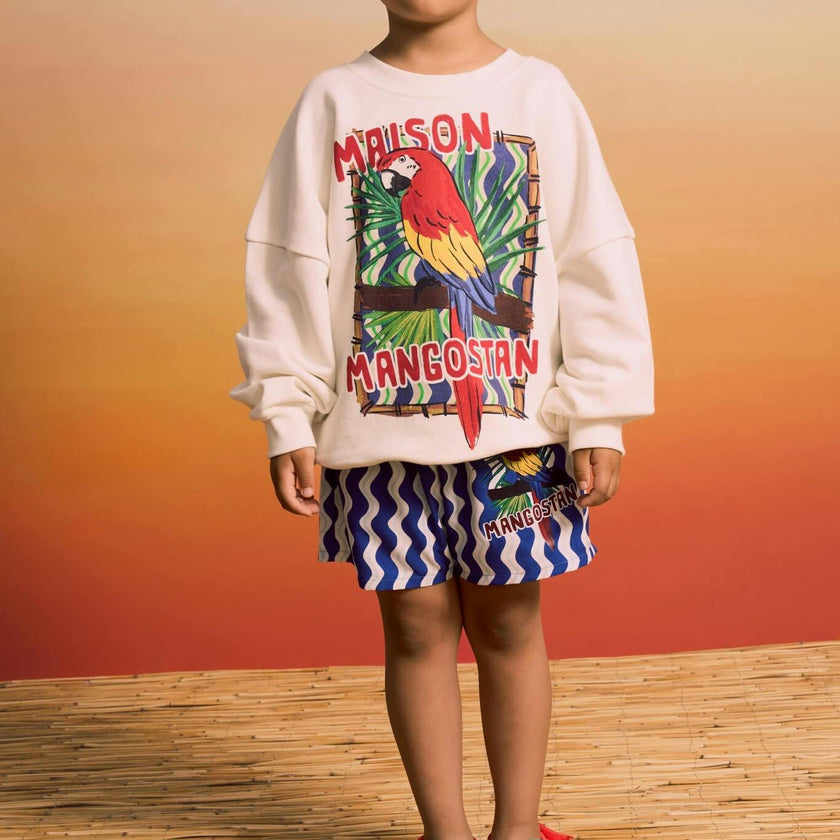 LOROS SWEATSHIRT CLOUDY WHITE
