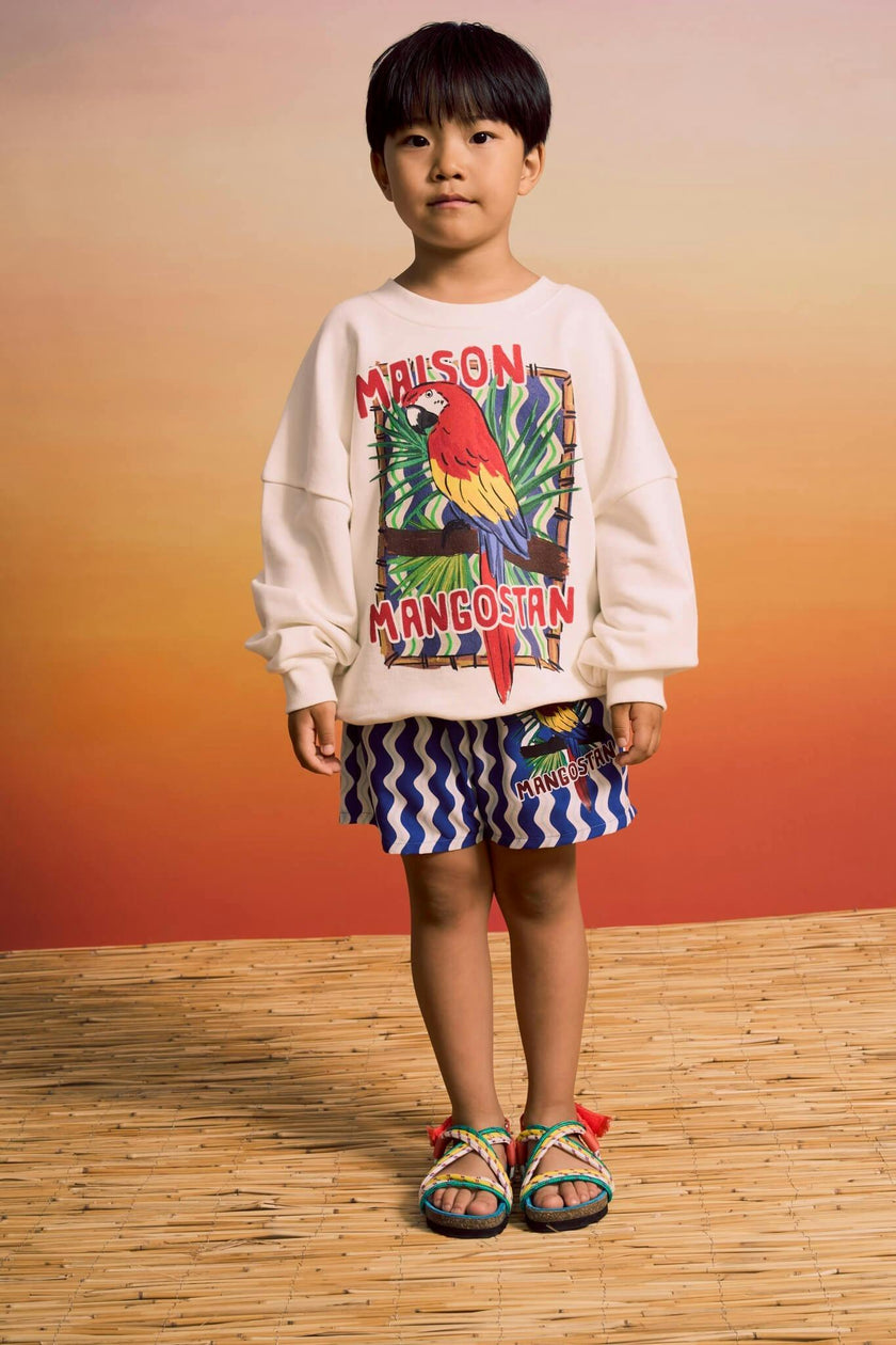 LOROS SWEATSHIRT CLOUDY WHITE